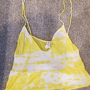 Alo yellow flutter swing tanks